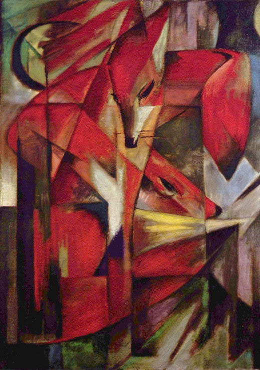 Füchse, 1913 by Franz Marc – 1000 Piece Jigsaw Puzzle (Grafika)