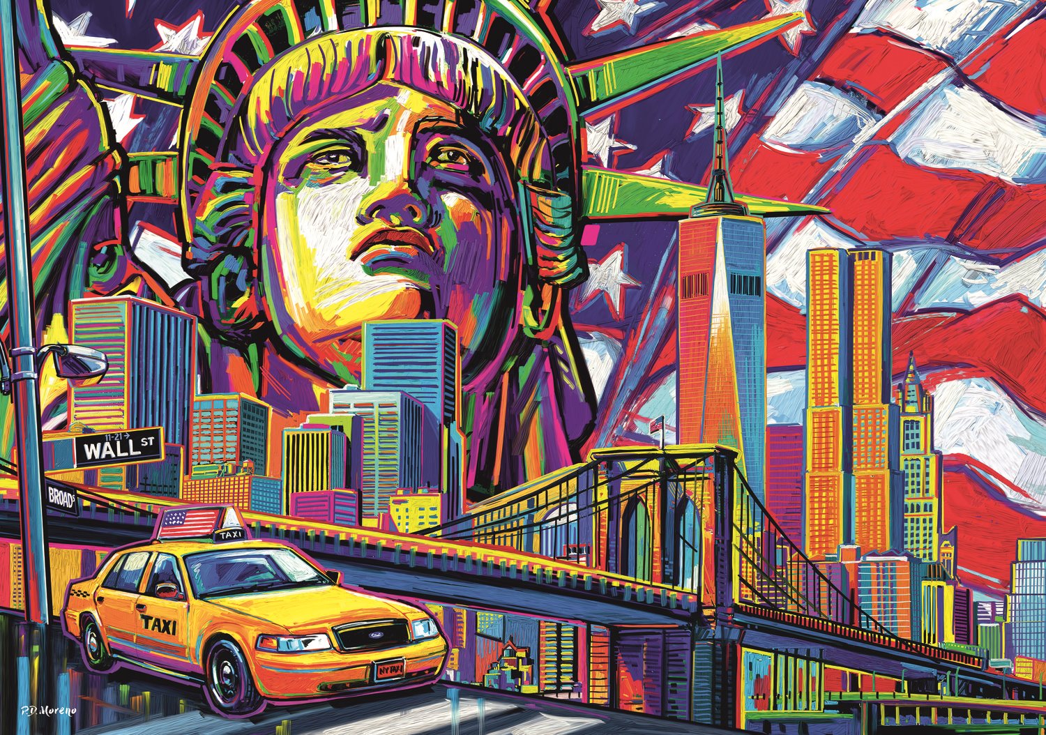 Trefl Colours of New York 1000 piece jigsaw puzzle