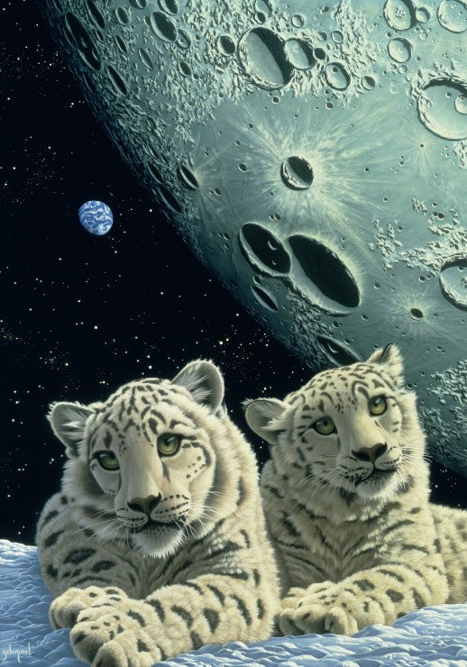 Lair of the Snow Leopard by Schim Schimmel – 1000 Piece Jigsaw Puzzle (Grafika)