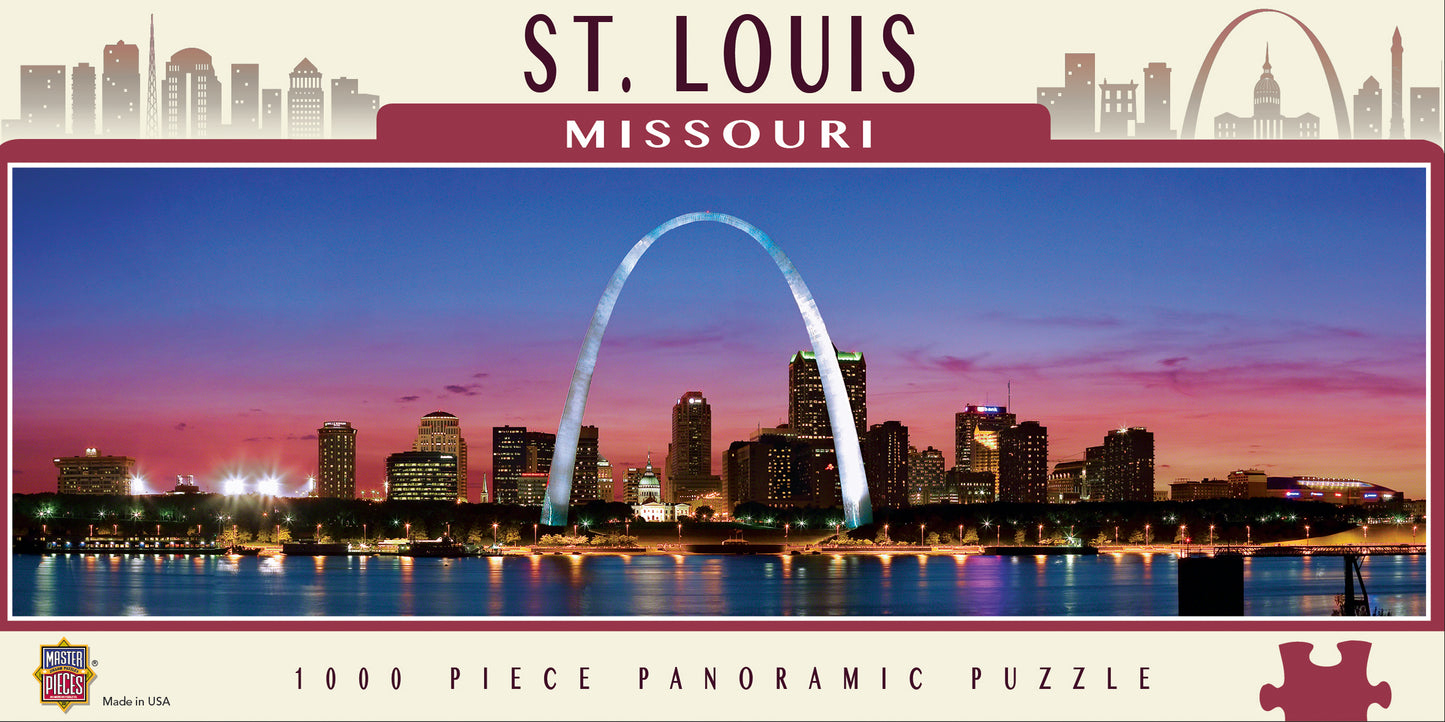 Master Pieces - Saint Louis, Missouri - 1000 Piece Jigsaw Puzzle