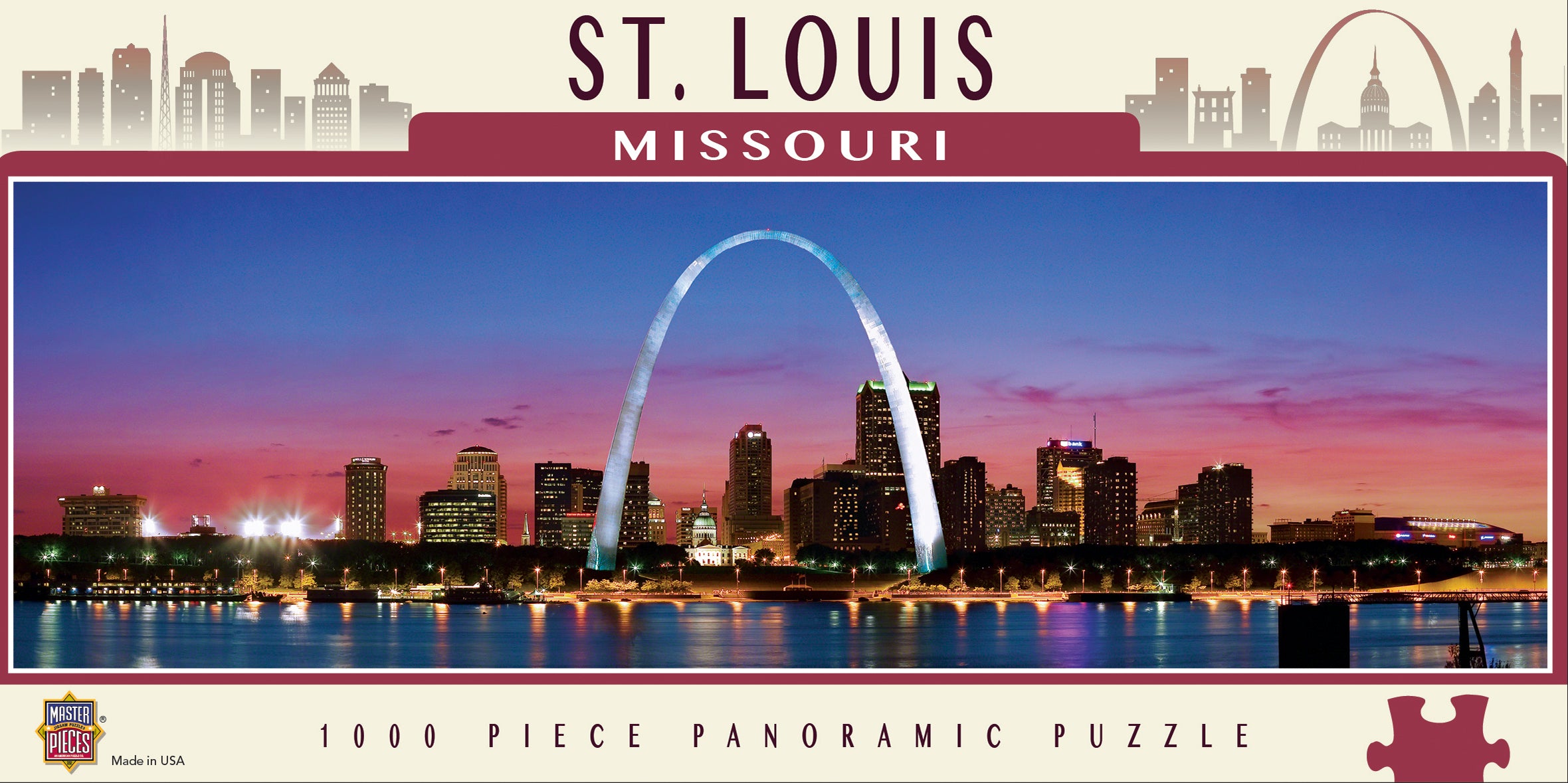 Saint Louis, Missouri – 1000 Piece Jigsaw Puzzle (Master Pieces)