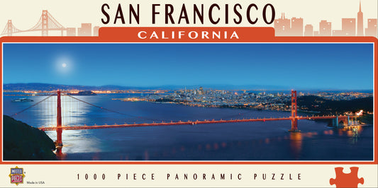 Master Pieces - San Francisco, California - 1000 Piece Jigsaw Puzzle