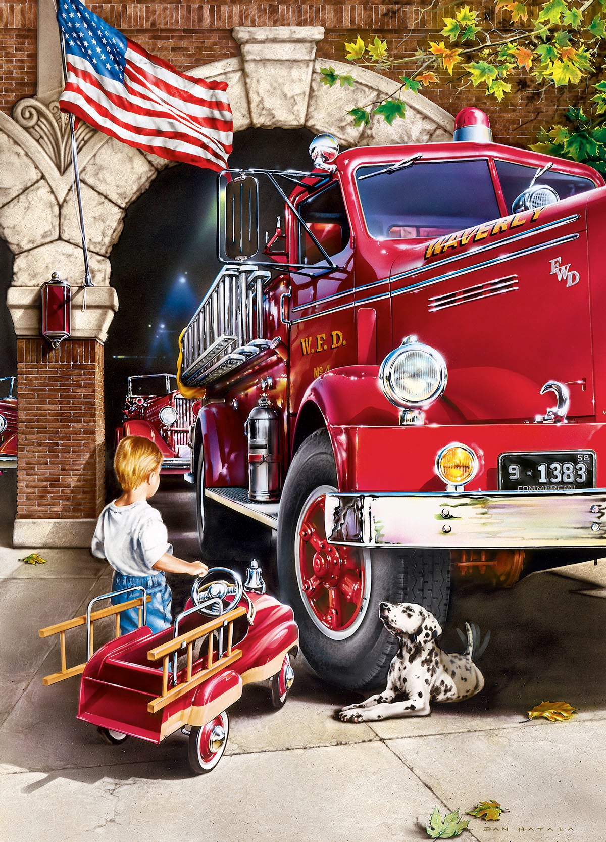 Master Pieces - Firehouse Dreams - 1000 Piece Jigsaw Puzzle