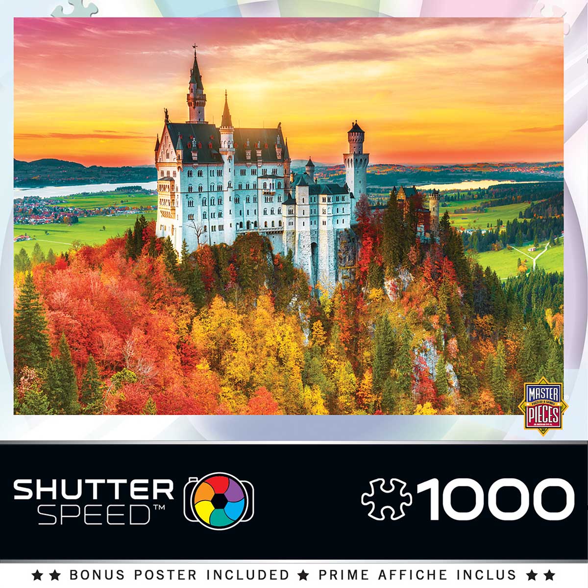 Master Pieces - Autumn Castle - 1000 Piece Jigsaw Puzzle