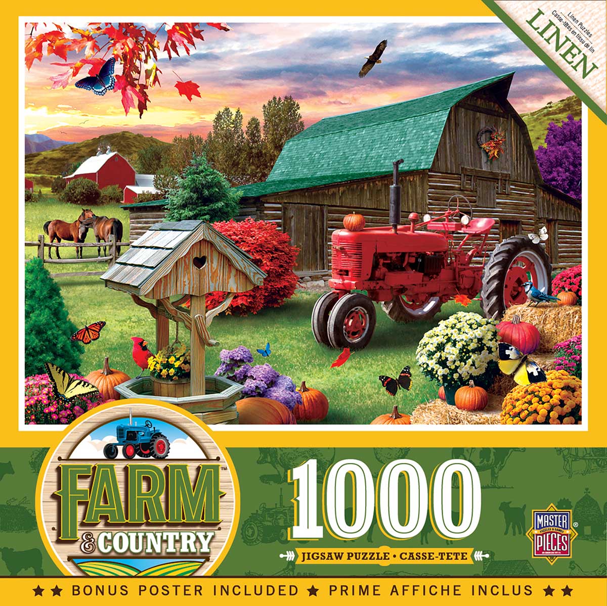 Master Pieces - Harvest Ranch - 1000 Piece Jigsaw Puzzle