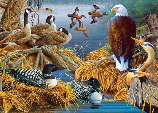 Master Pieces - Lake Life - 1000 Piece Jigsaw Puzzle