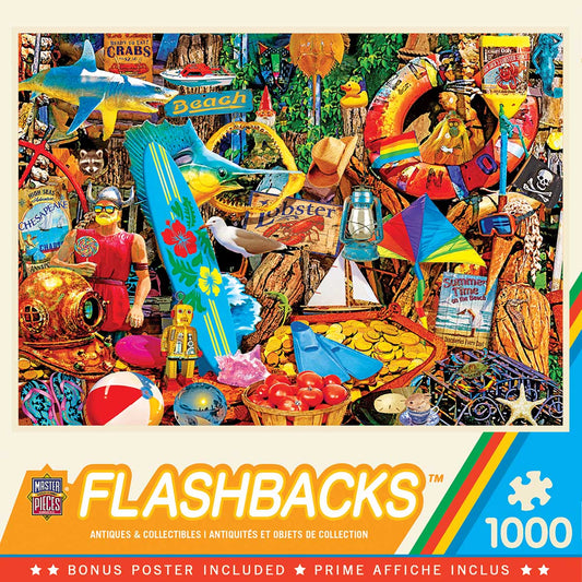 Master Pieces - Beach Time Flea Market - 1000 Piece Jigsaw Puzzle