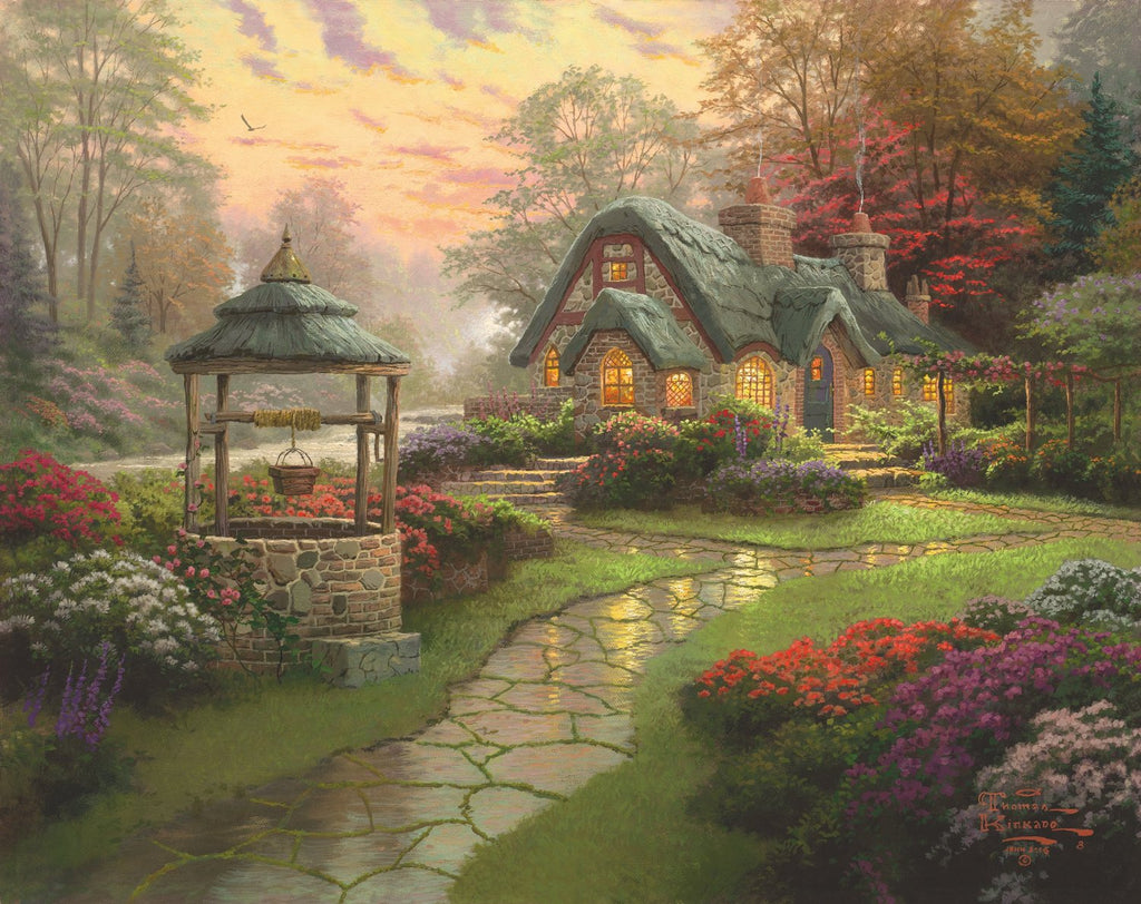 Home to the well by Thomas Kinkade – 1000 Piece Jigsaw Puzzle (Schmidt)