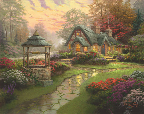 Artwork: Home to the well by Thomas Kinkade – 1000 Piece Jigsaw Puzzle (Schmidt)