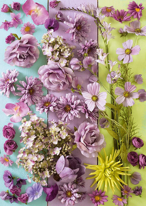 Purple Flowers – 1000 Piece Jigsaw Puzzle (Schmidt)