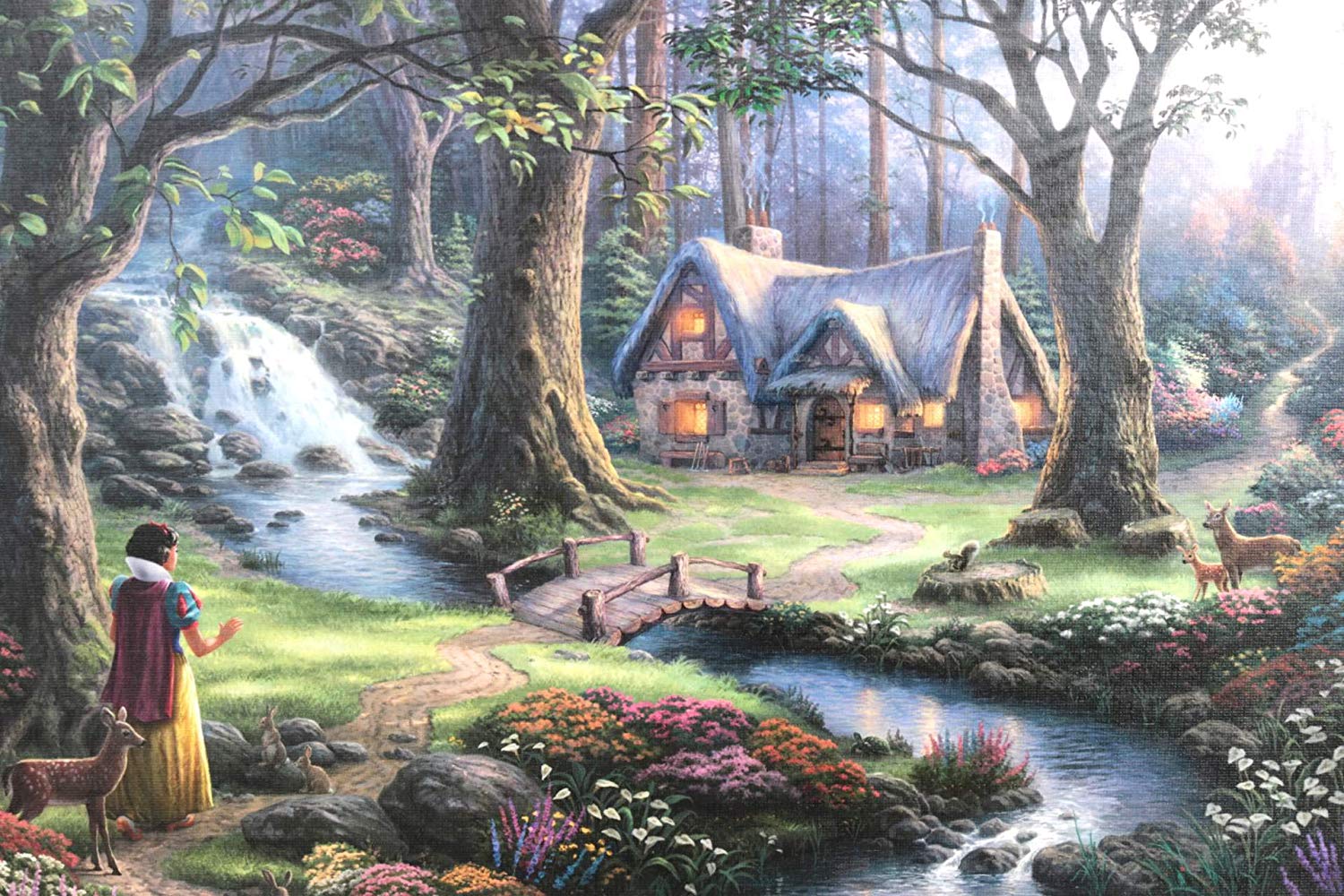 Disney, Snow White by Thomas Kinkade – 1000 Piece Jigsaw Puzzle (Schmidt)