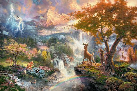 Disney, Bambi by Thomas Kinkade – 1000 Piece Jigsaw Puzzle (Schmidt)