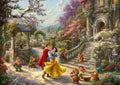 Disney Snow White - Dancing with the Prince by Thomas Kinkade – 1000 Piece Jigsaw Puzzle (Schmidt)