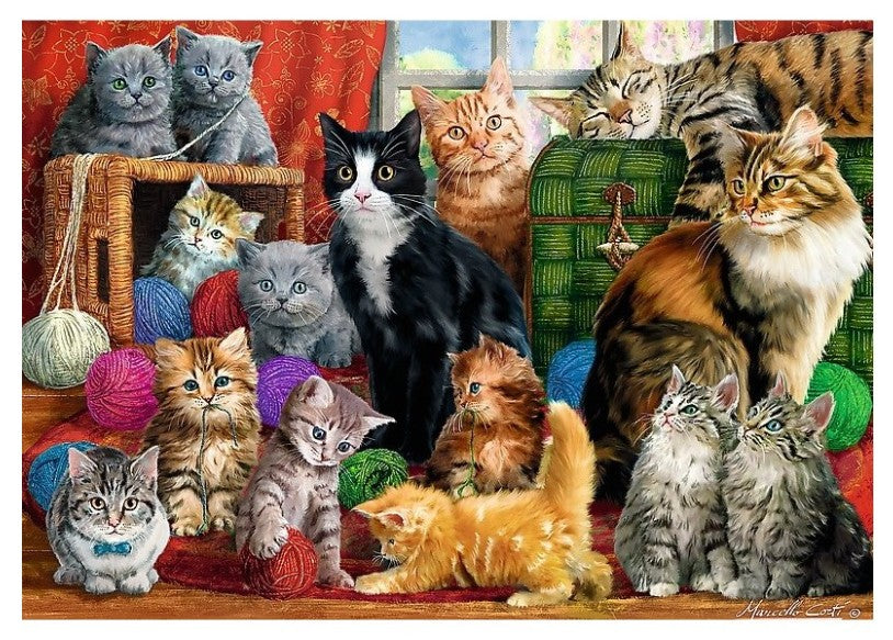 Trefl - Cats Meeting - 1000 piece jigsaw puzzle