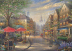 Cafe in Munich by Thomas Kinkade – 1000 Piece Jigsaw Puzzle (Schmidt)