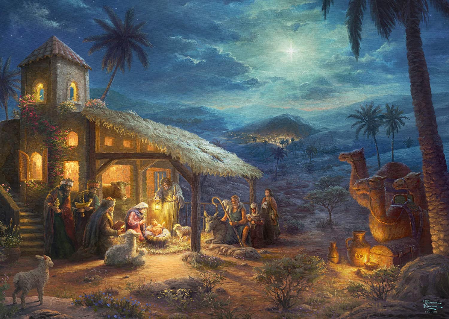 Spirit, Jesus' Birt by Thomas Kinkade – 1000 Piece Jigsaw Puzzle (Schmidt)