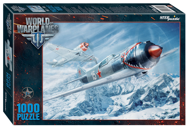 World of Warplanes – 1000 Piece Jigsaw Puzzle (Step Puzzle)
