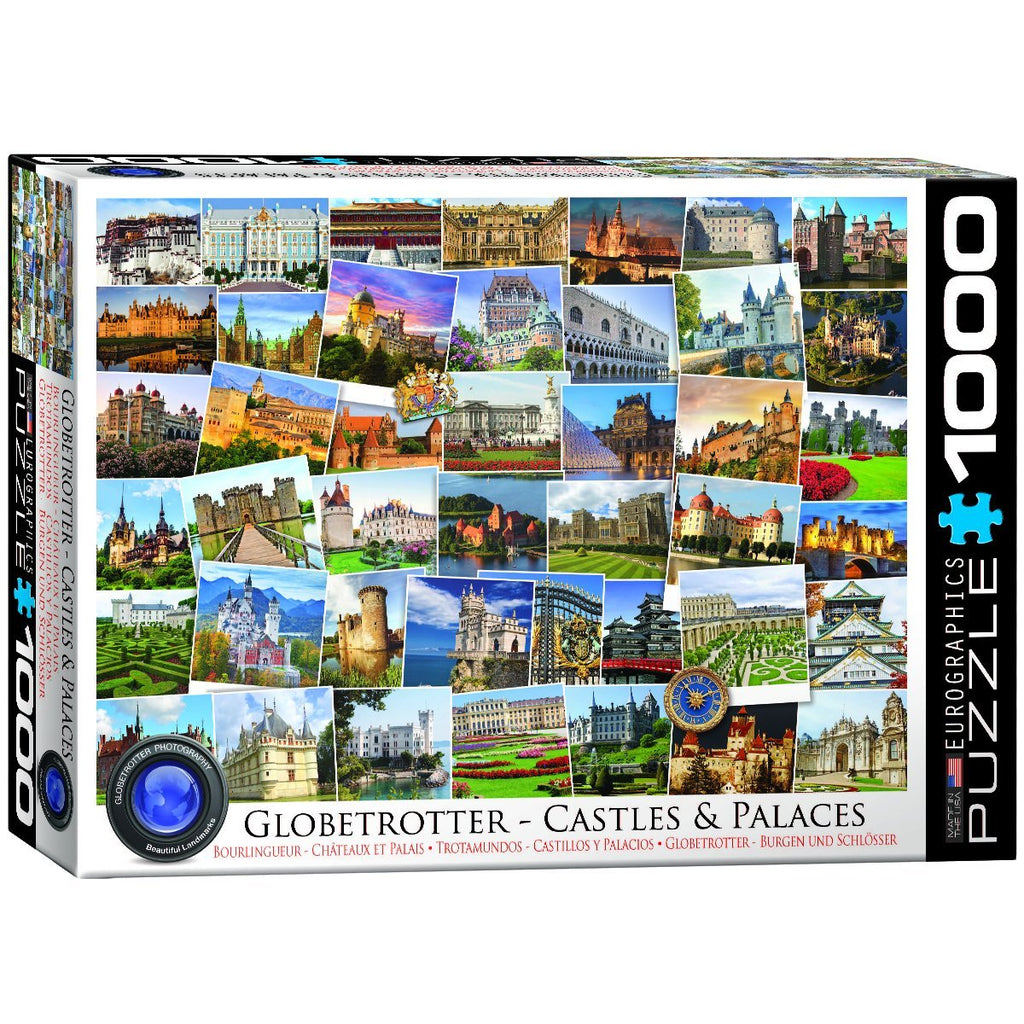 Castles and Palaces – 1000 Piece Jigsaw Puzzle (Eurographics)