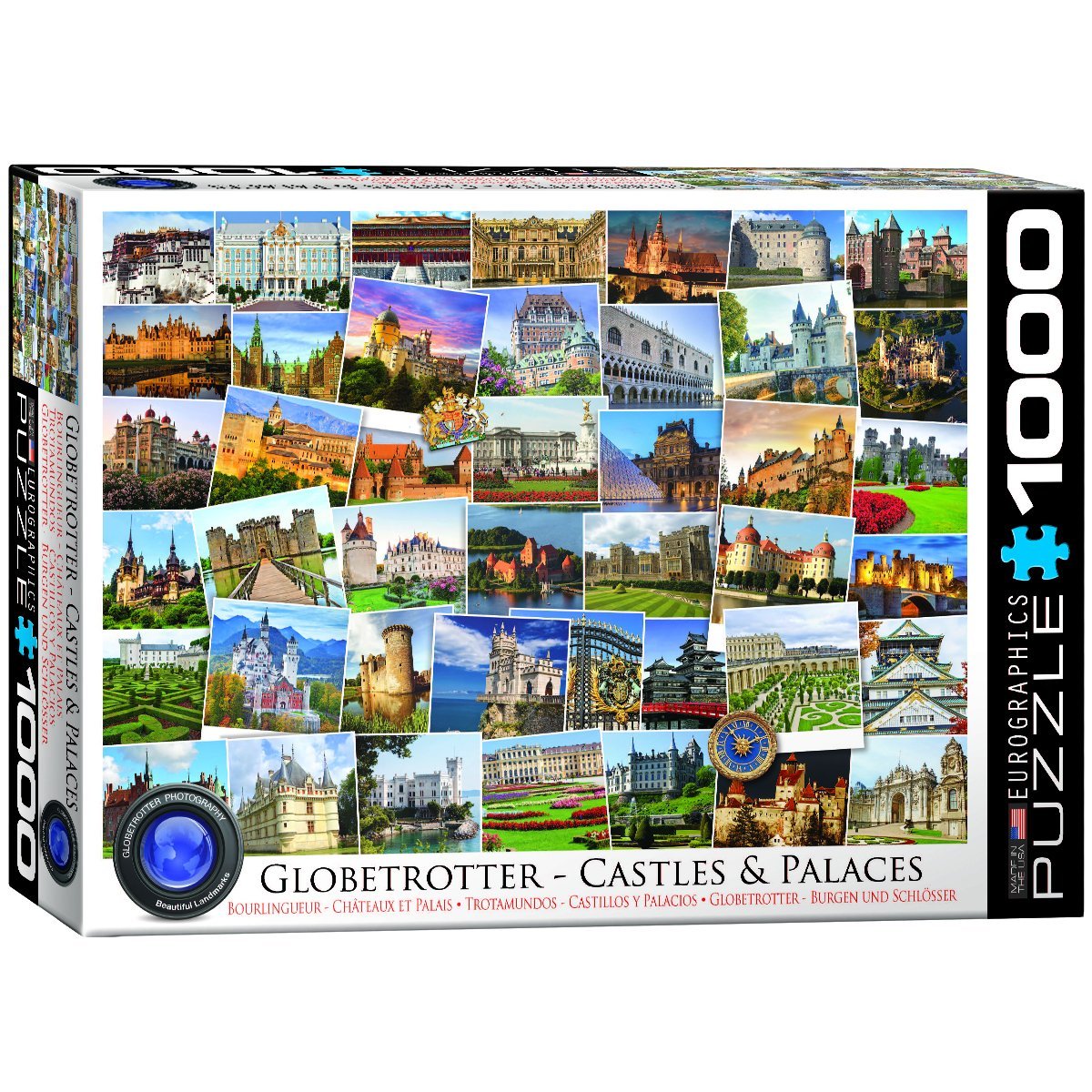 Castles and Palaces – 1000 Piece Jigsaw Puzzle (Eurographics)