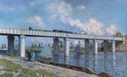 The Railroad Bridge at Argenteuil by Claude Monet – 1000 Piece Jigsaw Puzzle (Impronte Edizioni)
