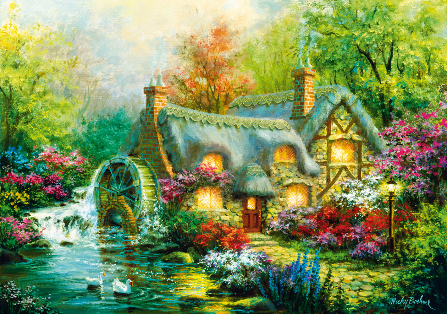 Country Retreat – 1000 Piece Jigsaw Puzzle (Bluebird Puzzle)