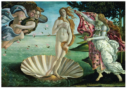 Eurographics - Birth of Venus by Sandro Botticelli - 1000 Piece Jigsaw Puzzle