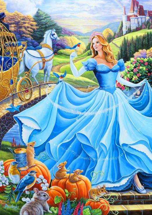 Bluebird Puzzle 70085 Cinderella 1000 Piece Puzzle