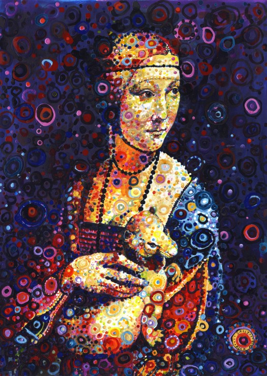 Lady with an Ermine by Leonardo da Vinci – 1000 Piece Jigsaw Puzzle (Grafika)