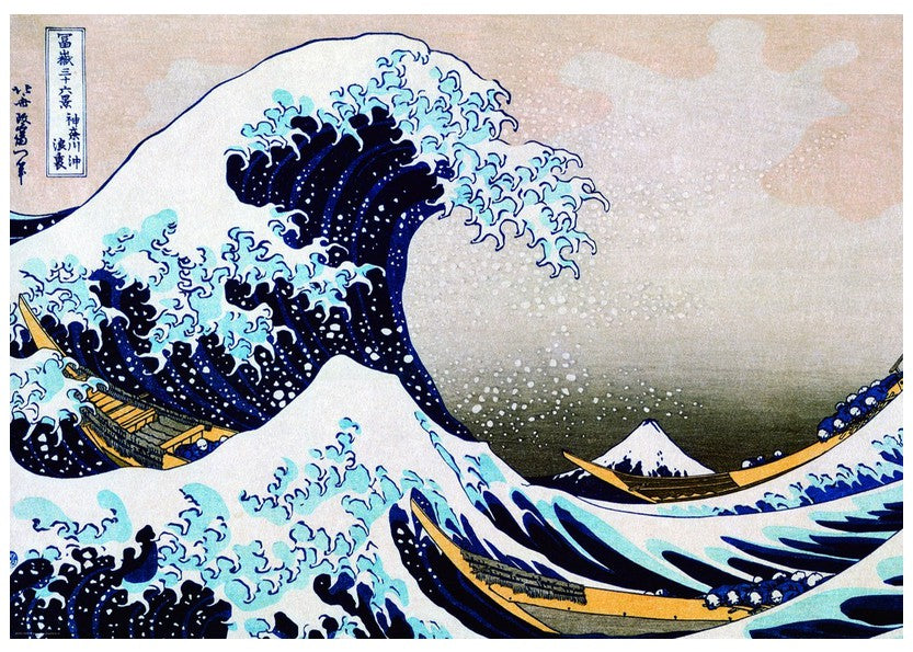 Great Wave of Kanagawa by Katsushika Hokusai – 1000 Piece Jigsaw Puzzle (Eurographics)