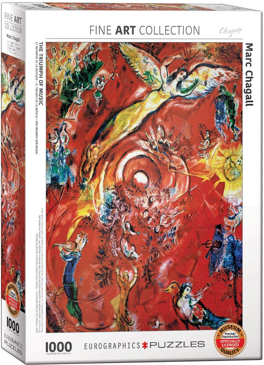 Eurographics - Marc Chagall - The Triumph of Music - 1000 Piece Jigsaw Puzzle
