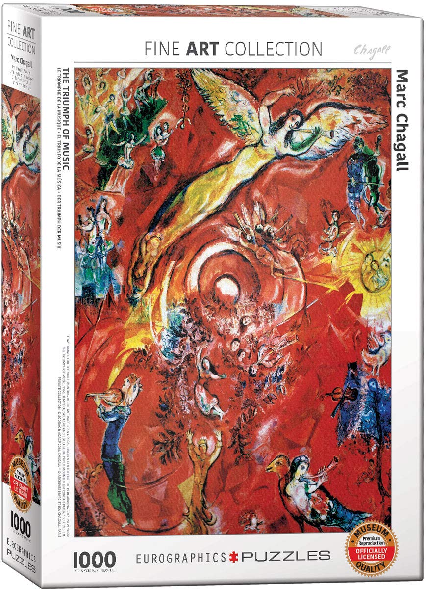 The Triumph of Music by Marc Chagall – 1000 Piece Jigsaw Puzzle (Eurographics)