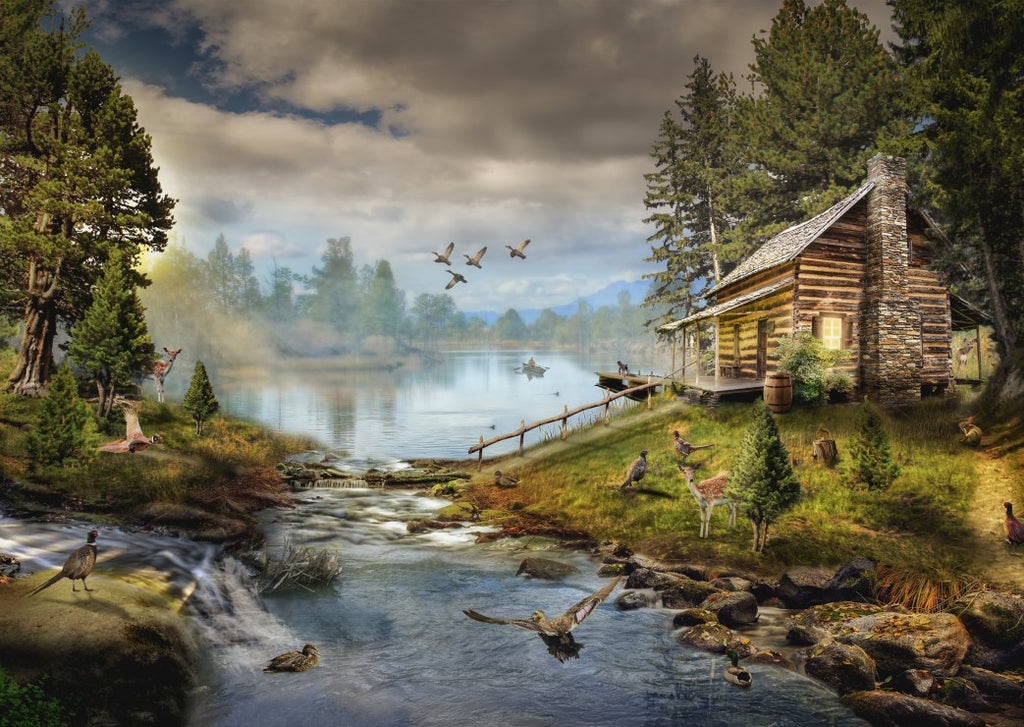 The Fisherman's Cabin – 1000 Piece Jigsaw Puzzle (Grafika)