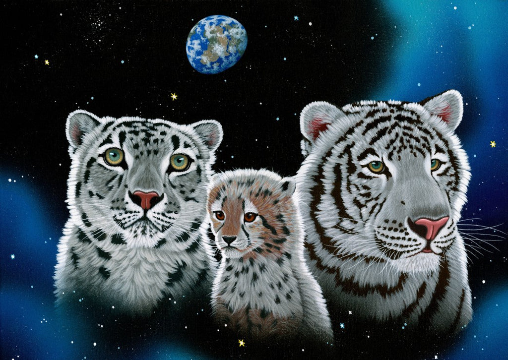 Gentle Family by Schim Schimmel – 1000 Piece Jigsaw Puzzle (Grafika)