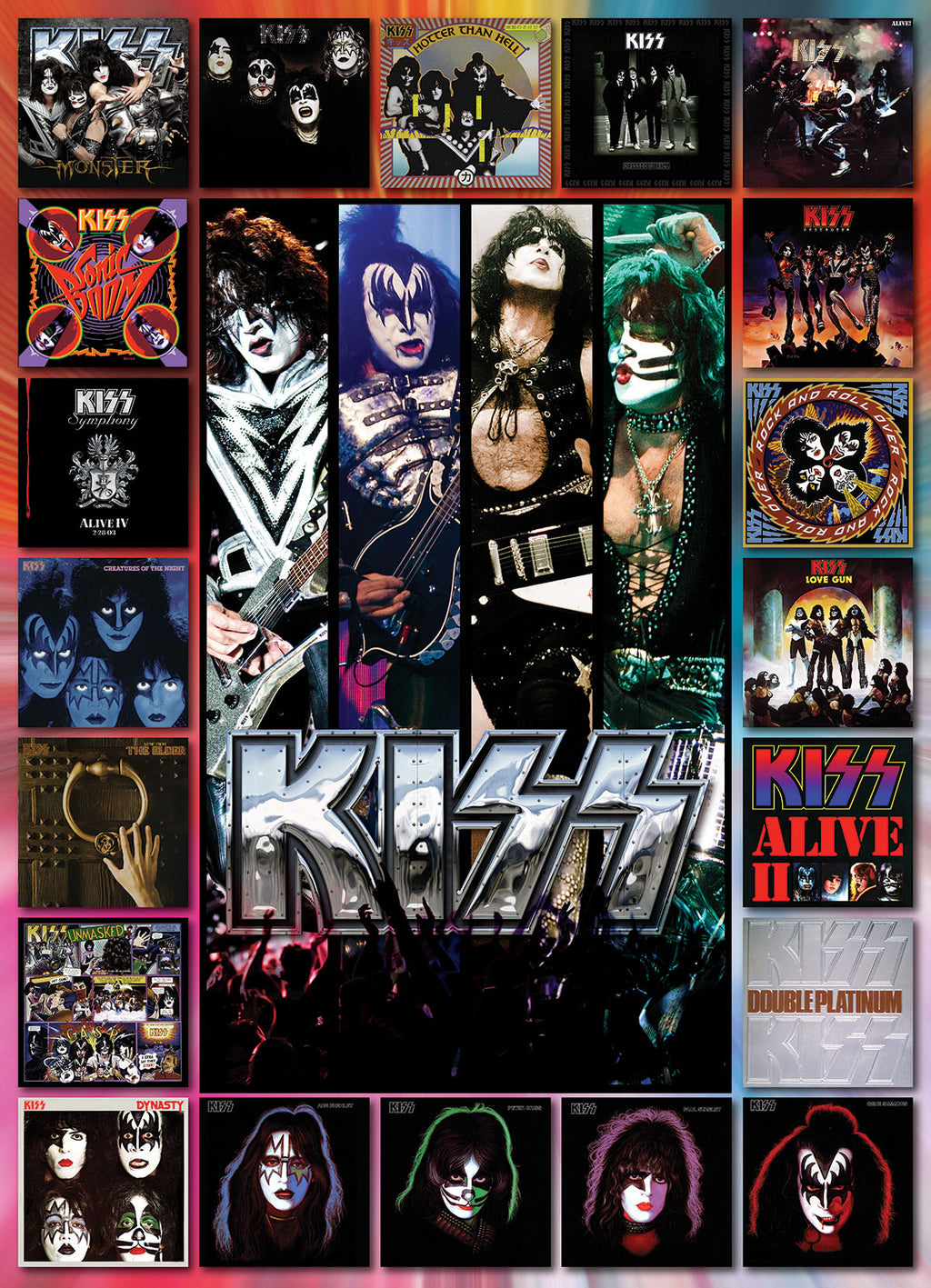 KISS The Albums – 1000 Piece Jigsaw Puzzle (Eurographics)