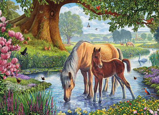 Eurographics - The Fell Ponies by Steve Crisp - 1000 Piece Jigsaw Puzzle