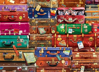 Travel Suitcases – 1000 Piece Jigsaw Puzzle (Eurographics)