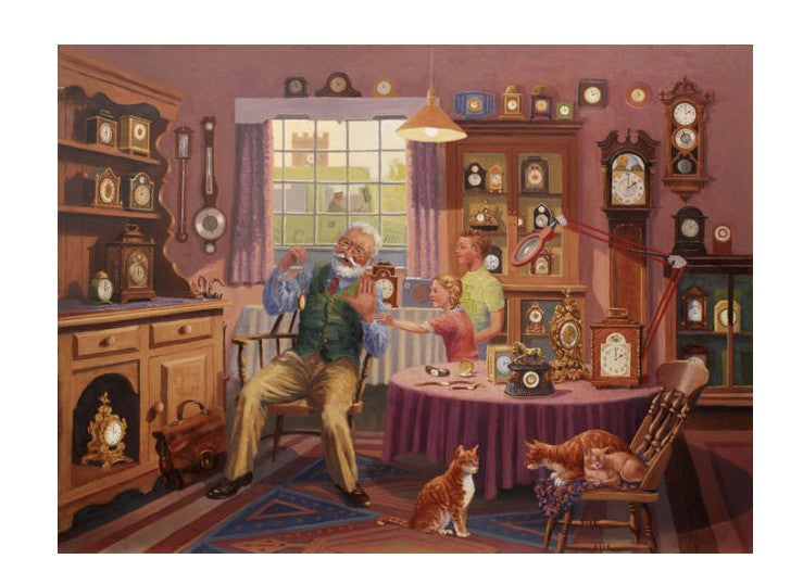 Grandfather Time – 1000 Piece Jigsaw Puzzle (The House of Puzzles)