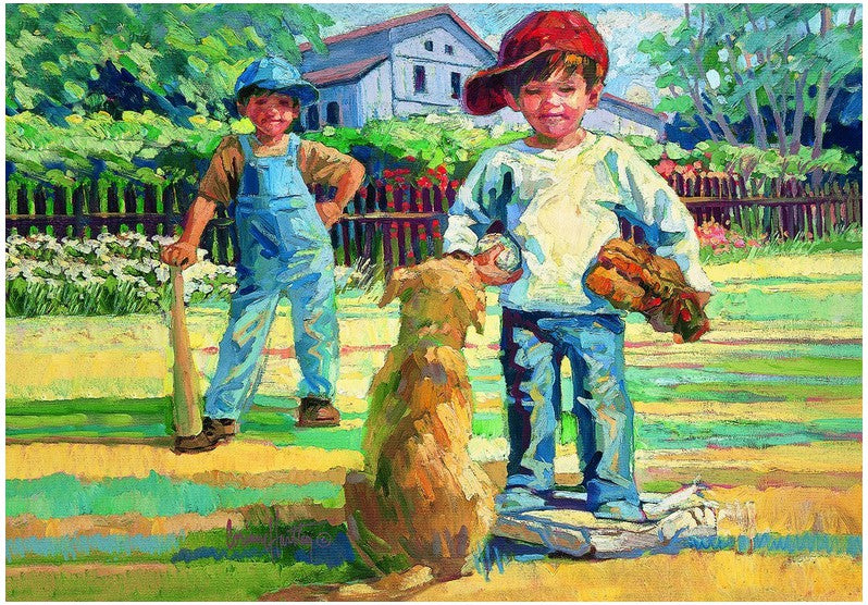 Let's Play Catch – 1000 Piece Jigsaw Puzzle (Eurographics)