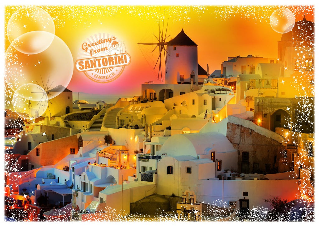 Travel around the World - Greece – 1000 Piece Jigsaw Puzzle (Grafika)