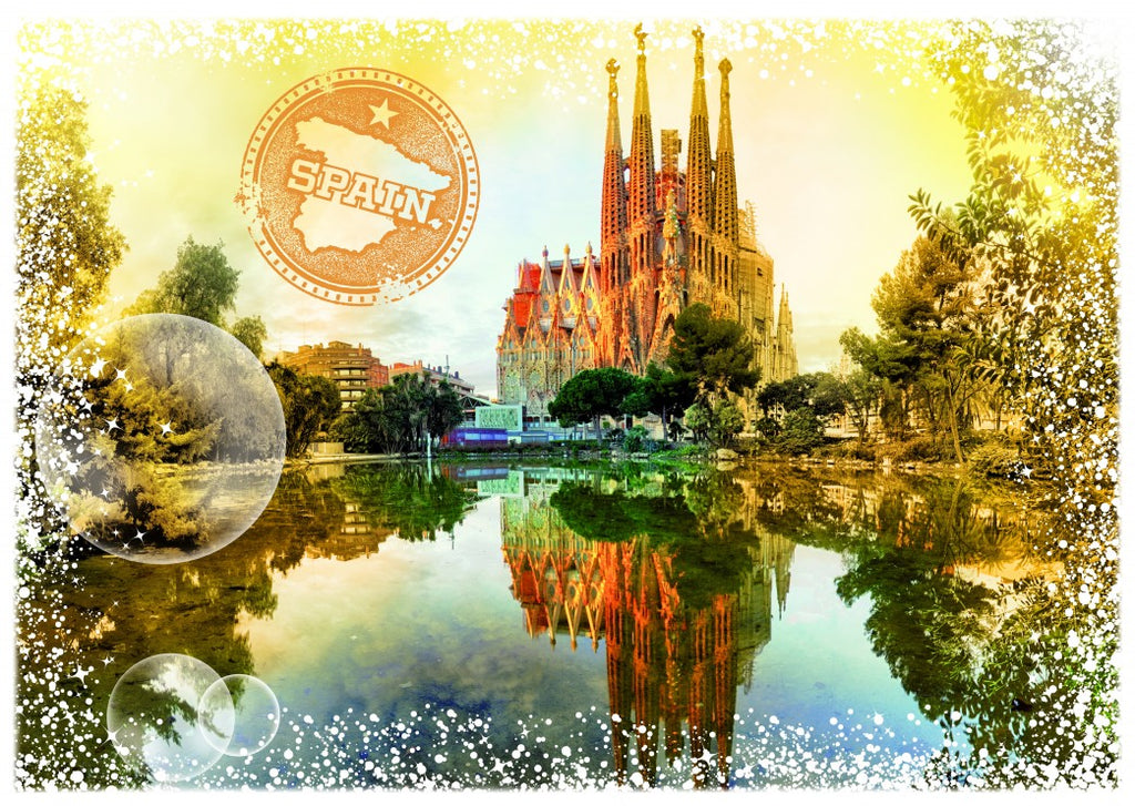 Travel around the World - Spain – 1000 Piece Jigsaw Puzzle (Grafika)