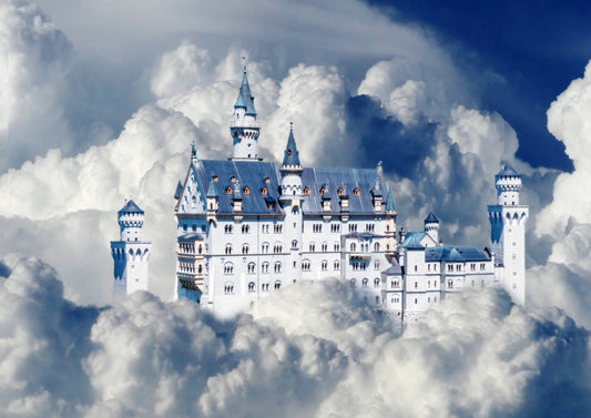 Bluebird Puzzle 70036 Neuschwanstein Castle in Clouds 500 Piece Jigsaw Puzzle