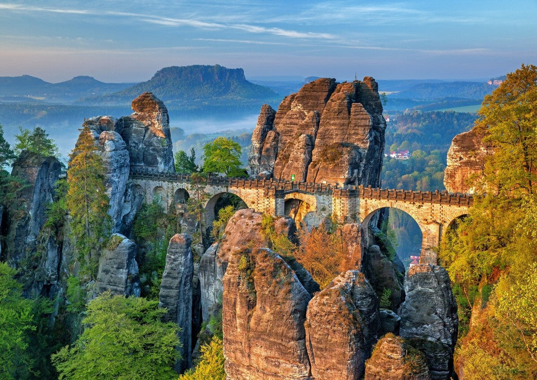 The Bastei Bridge – 500 Piece Jigsaw Puzzle (Bluebird Puzzle)