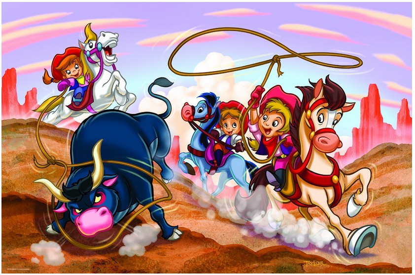 Eurographics 6100-0649 Cowgirls 100 Piece Jigsaw Puzzle