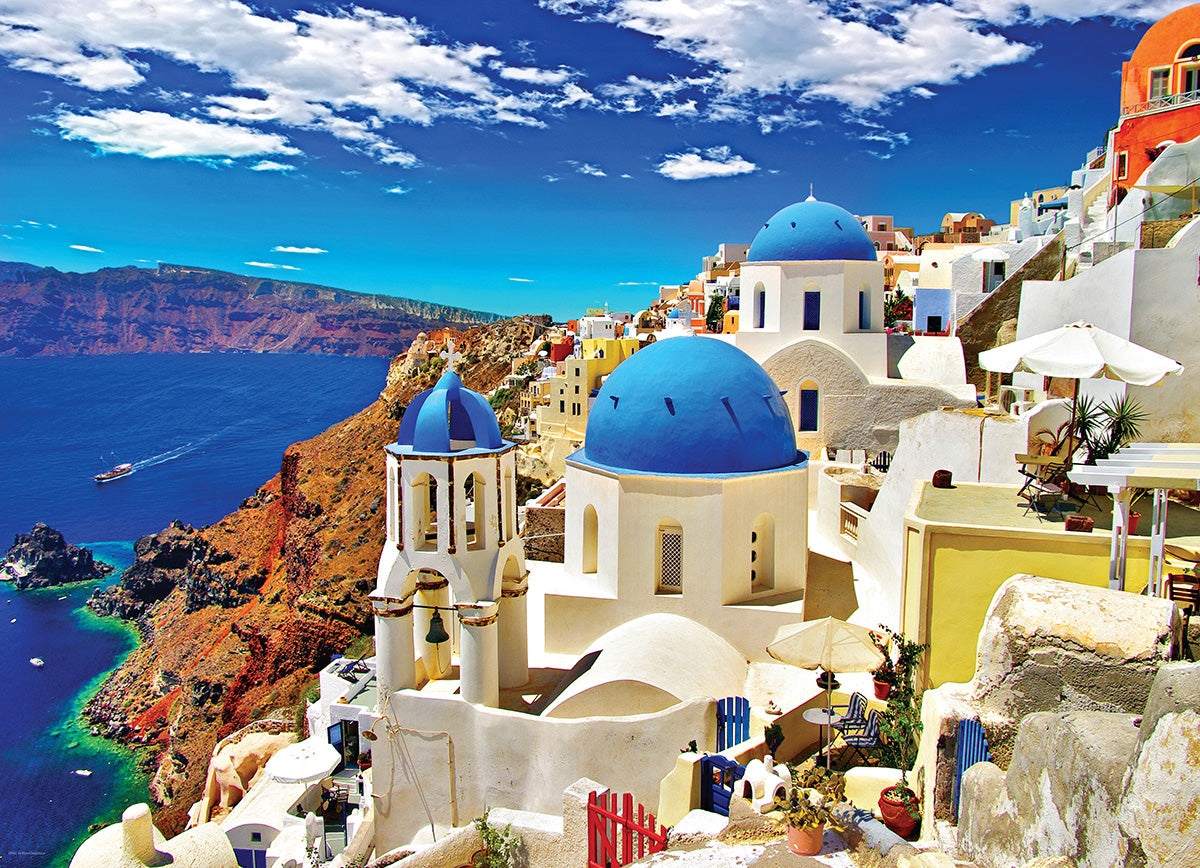 Oia Santorini Greece – 1000 Piece Jigsaw Puzzle (Eurographics)