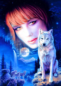 Bluebird Puzzle 70133 Wolf Girl 1000 Piece Puzzle