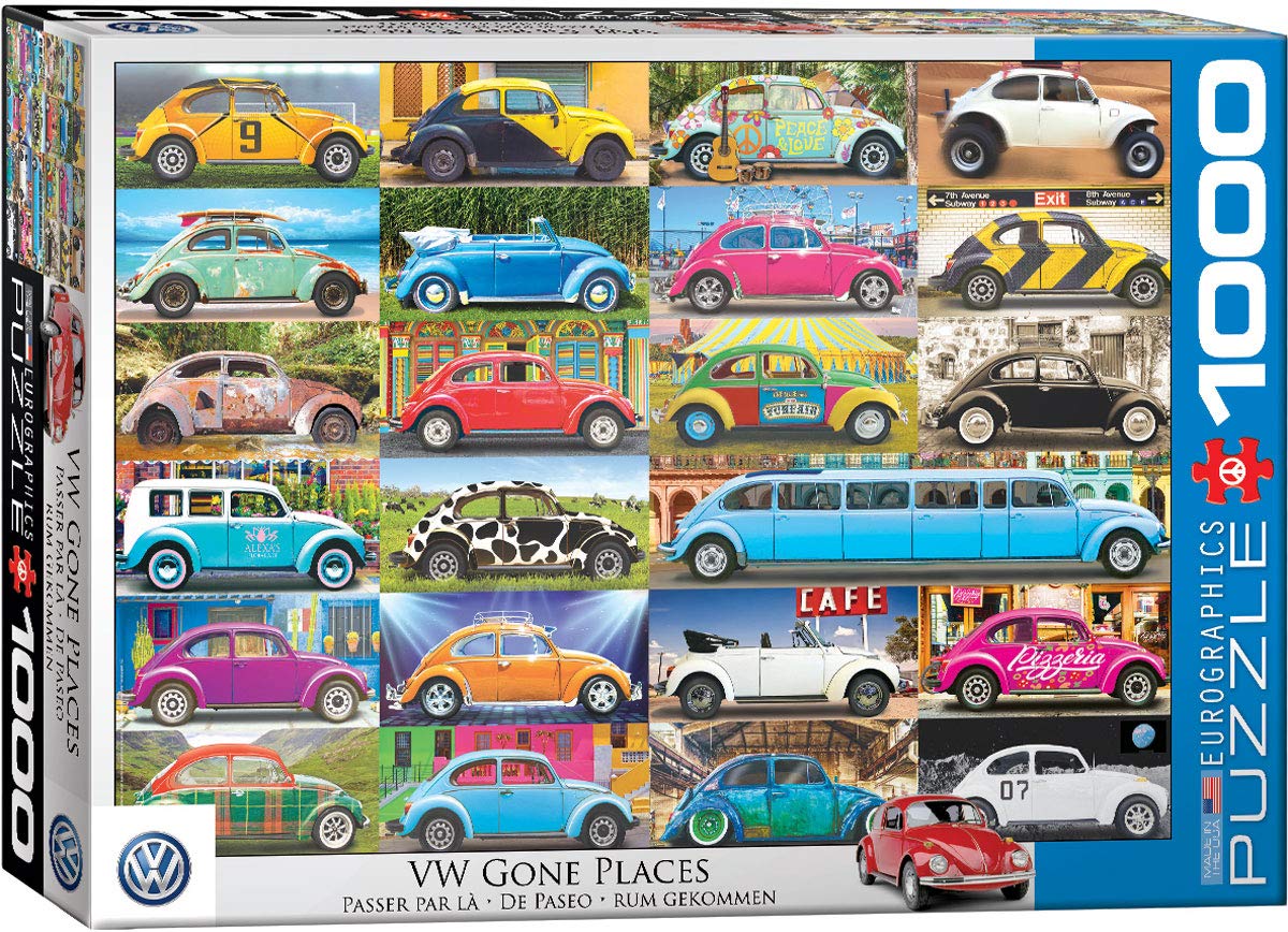 VW Gone Places – 1000 Piece Jigsaw Puzzle (Eurographics)