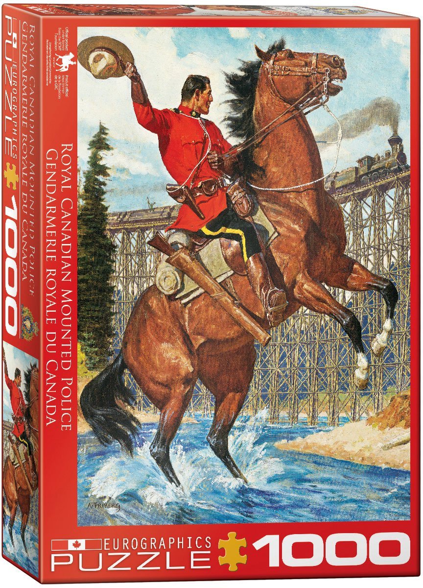 Eurographics 6000-0791 Royal Canadian Mounted Police 1000 piece Jigsaw Puzzle - Image 2