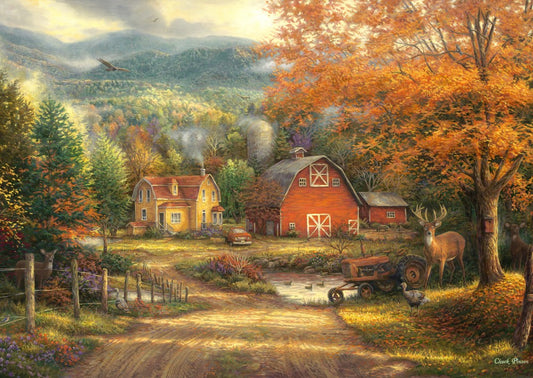 Grafika 00825 Chuck Pinson - Country Roads Take Me Home - 1000 Piece Jigsaw Puzzle