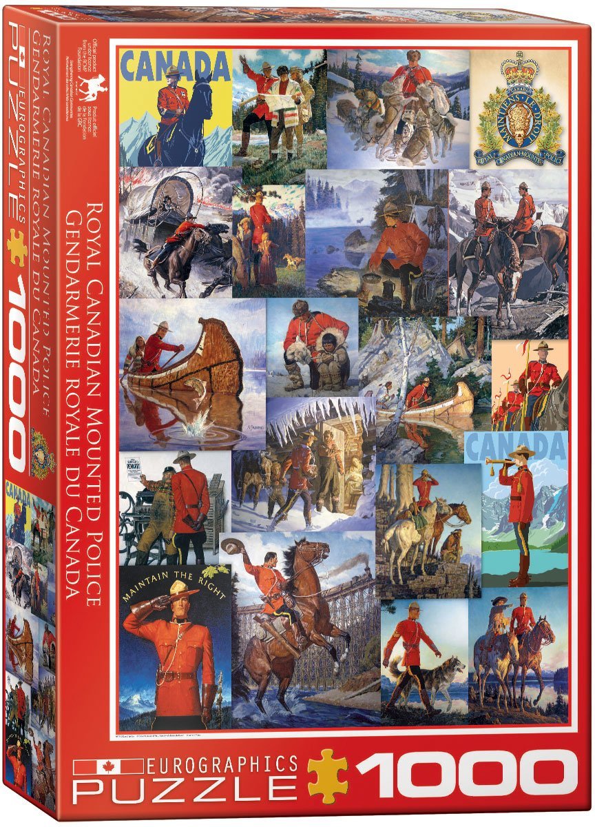 Eurographics 6000-0777 Royal Canadian Mounted Police 1000 piece Jigsaw Puzzle