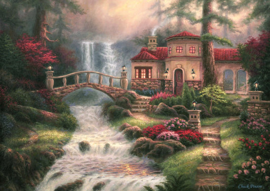 Grafika 00793 Chuck Pinson - Sierra River Falls - 1000 Piece Jigsaw Puzzle